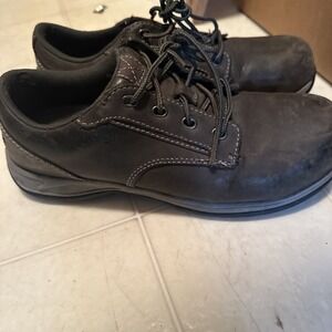 Red Wing Women's Leather Steel‎ Toe Work Shoes Size 9